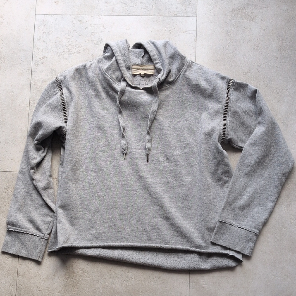 PJ Salvage Gray Hoodie Sweatshirt